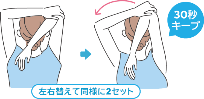 ひじ引き