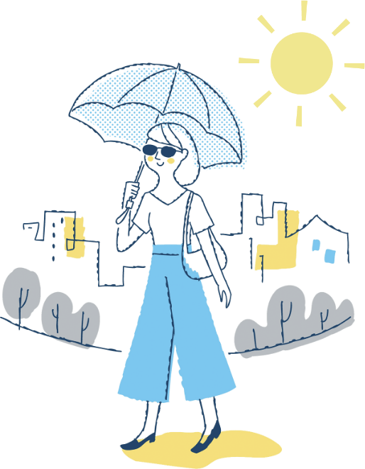 紫外線対策が基本